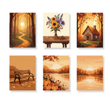 September Saying - Mini Schilderen op nummer Set van 6