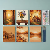 September Saying - Mini Schilderen op nummer Set van 6