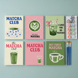 Sip & Rest Matcha Edition - Mini Painting by numbers Set of 6