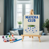 Sip & Rest Matcha Edition - Mini Painting by numbers Set of 6