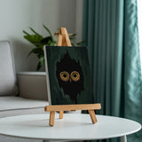 Schleiereule in der Dämmerung - Mini Malen nach Zahlen 6er-Set