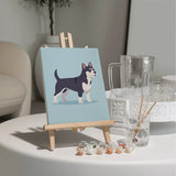 The Dog Days Collection - Mini Painting by numbers Set of 6