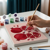 The Fruit Collection - Mini Painting by numbers Set of 6