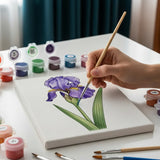 The Language of Flowers - Mini Painting by numbers Set of 6