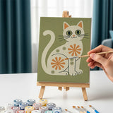 The Mod Cats Collection - Mini Painting by numbers Set of 6