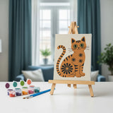 The Mod Cats Collection - Mini Painting by numbers Set of 6