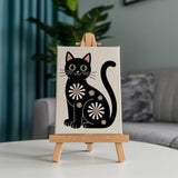 The Mod Cats Collection - Mini Painting by numbers Set of 6