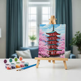 Wanderlust in colour - Mini Painting by numbers Set of 6