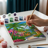 Wanderlust in colour - Mini Painting by numbers Set of 6