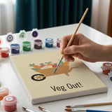 Whimsical Garden Party - Mini Painting by numbers Set of 6