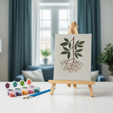 Vildblomstereng - Mini Paint by numbers Sæt med 6