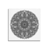 Mandala with Flowers Dot Painting