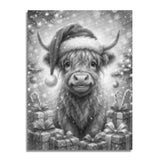 Scottish Highlands with Gifts Dot Painting