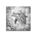 Dolphin Dot Painting