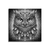 Owl Mandala Dot Painting