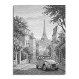Old Beetle in Paris Dot Painting