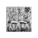 Cheerful Ladies Toast Dot Painting