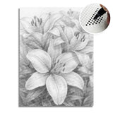 Sparkling Flower Dot Painting
