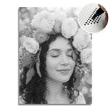 Women with Flowers 2 Dot Painting