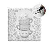 Happy Cups Dot Painting