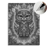 Owl Mandala 2 Dot Painting