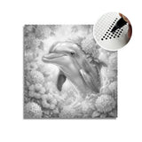 Dolphin Dot Painting