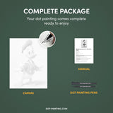 Donald Duck Dot Painting