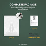 Yoga Mandala Dot Painting