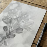 Flower on the Rise Dot Painting