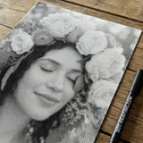 Women with Flowers 2 Dot Painting