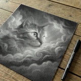 Cloudcat Dot Painting
