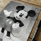 Mickey Mouse Dot Painting