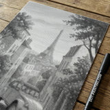 Old Beetle in Paris Dot Painting