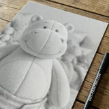 Hippo Dot Painting