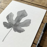 Fig Leaf Dot Painting