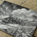 Polar Express 2 Dot Painting