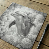 Dolphin Dot Painting