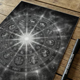 Zodiac Dot Painting