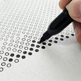 Winter Landscape Dot Painting