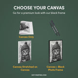 Winter Kitten Dot Painting