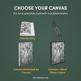 2 Graceful Cats Dot Painting