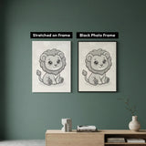 Lion Dot Painting
