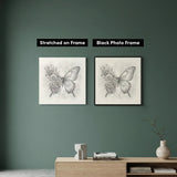 Flower Butterfly Dot Painting