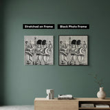 Happy Ladies Win Dot Painting