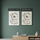 Baby Dragon Dot Painting