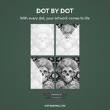 Sugar Skull Dot Painting