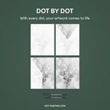 Flower on the Rise Dot Painting