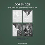 Santa Claus Decorates the Christmas Tree Dot Painting