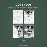 Mickey Mouse Dot Painting