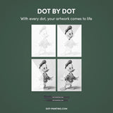 Donald Duck Dot Painting